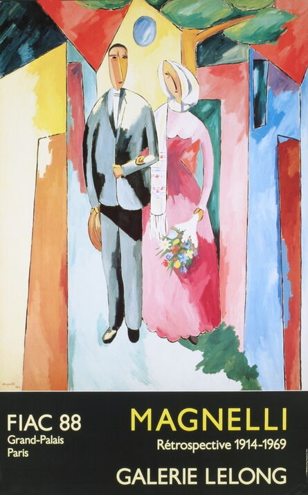 Alberto Magnelli, ‘Bride and Groom’, 1988