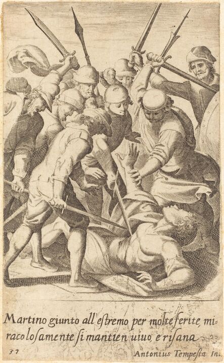 Jacques Callot after Antonio Tempesta, ‘Martino’, 1619