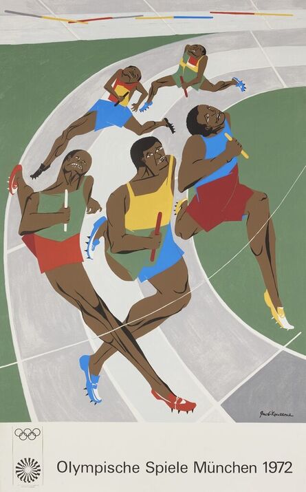 Jacob Lawrence, ‘Olympic Games Munich (Olympische Spiele München)’, 1971-72