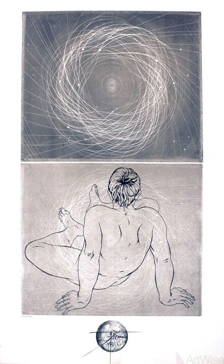 Pierre-Yves Trémois, ‘Man and Constellation’, 1973