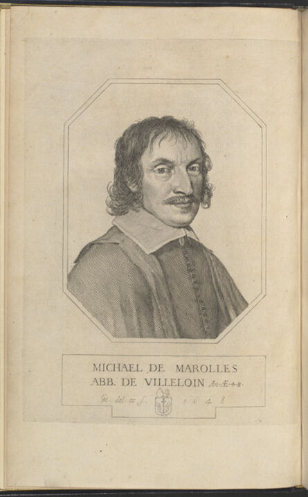 Claude Mellan, ‘Michel de Marolles’, 1648