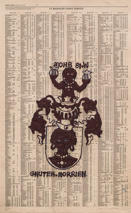 Godfried Donkor, ‘Financial Times dreams coat of arms XLIII’, 2015