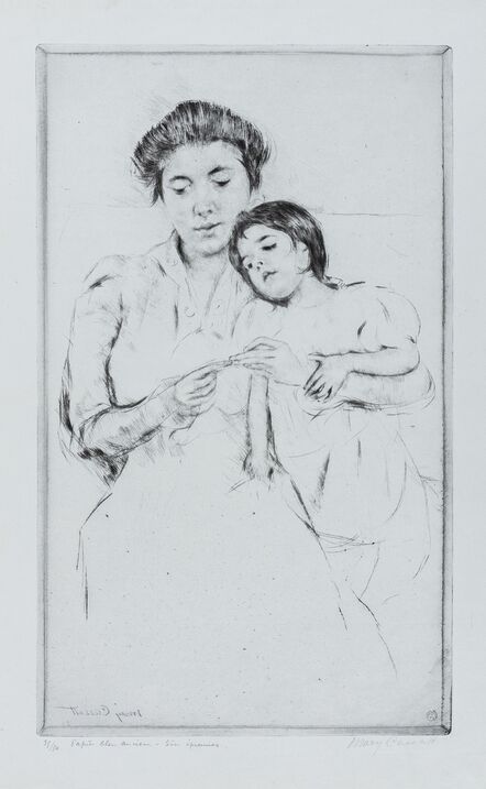 Mary Cassatt, ‘The Crocheting Lesson’, 1902