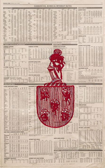 Godfried Donkor, ‘Financial Times dreams coat of arms XXVII’, 2015