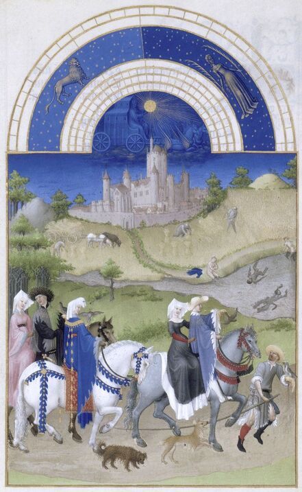 Limbourg Brothers, ‘August, miniature from the Très Riches Heures’, ca. 1411-1416