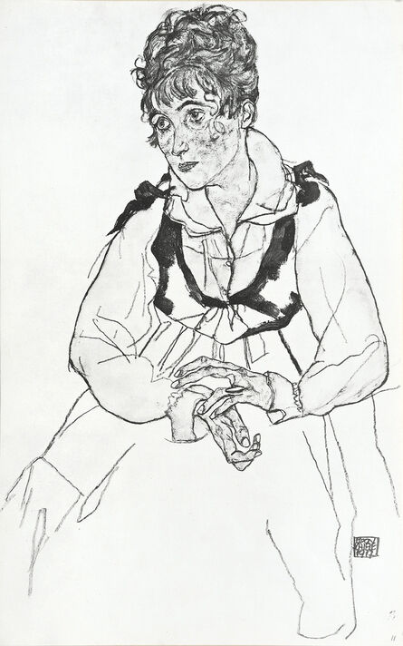 Egon Schiele, ‘Bildnis der Gattin des Künstlers, 1917. Portrait of the artist's wife, 1917.’, 1917