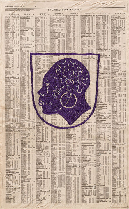 Godfried Donkor, ‘Financial Times dreams coat of arms XXXII’, 2015