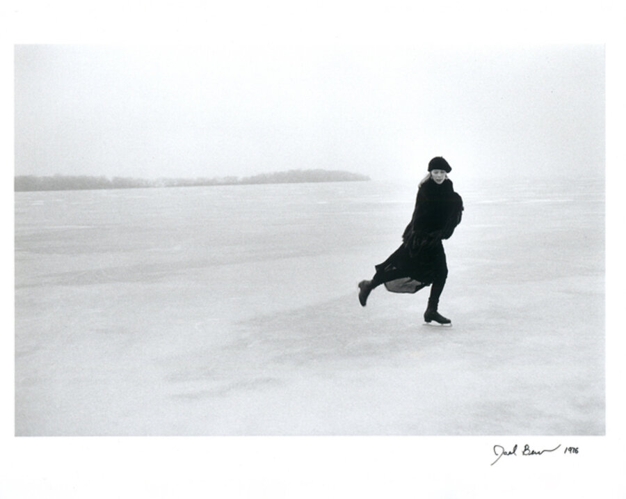 Joni Mitchell Skating on Lake Mendota, Madison, WI, March 1976
