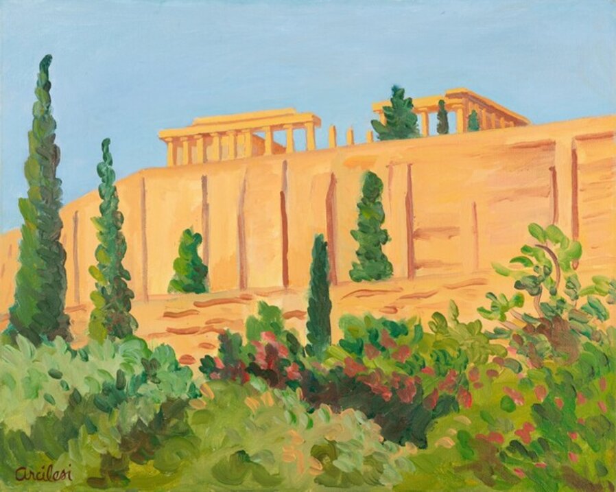 Acropolis from the South, Athens