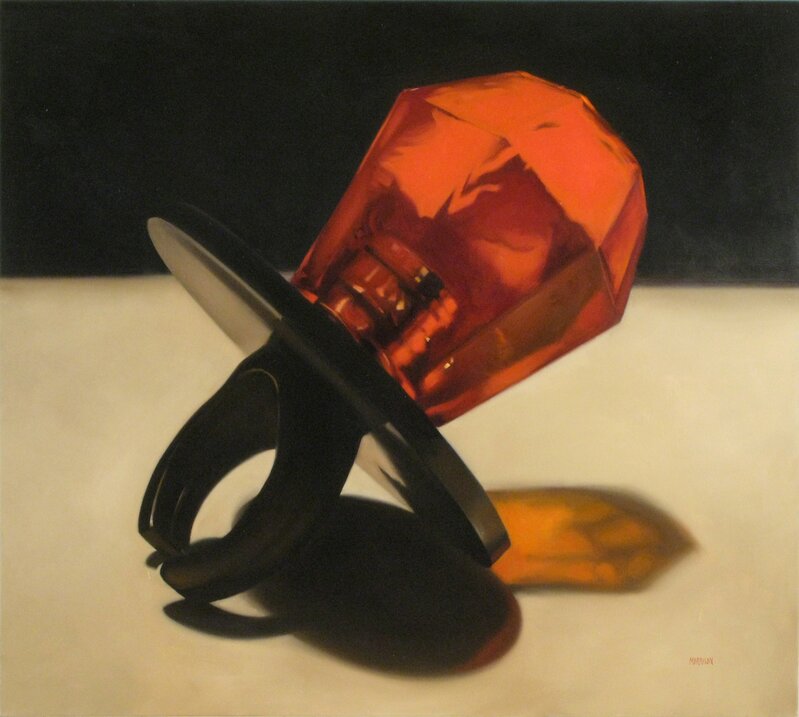 Margaret Morrison, ‘Ring Pop (red)’, 2007, Painting, Oil on canvas, Woodward Gallery