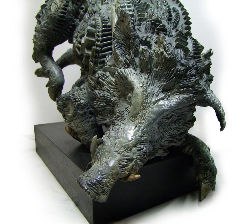 Thierry Benenati, ‘Boar’, 2018, Sculpture, Bronze, In Arte Veritas