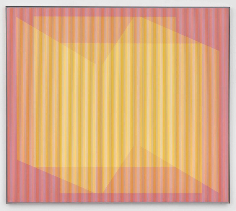 Julian Stanczak, ‘Winged Squares’, 1973, Painting, Acrylic on canvas, The Mayor Gallery