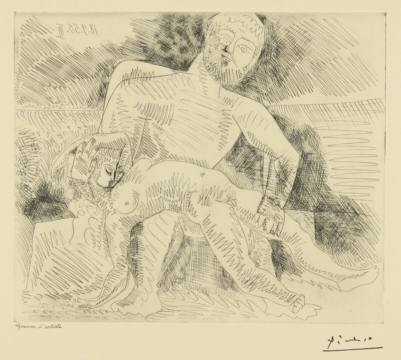 Pablo Picasso, ‘Le Rapt (B. 775; Ba. 950)’, Print, Etching, Sotheby's