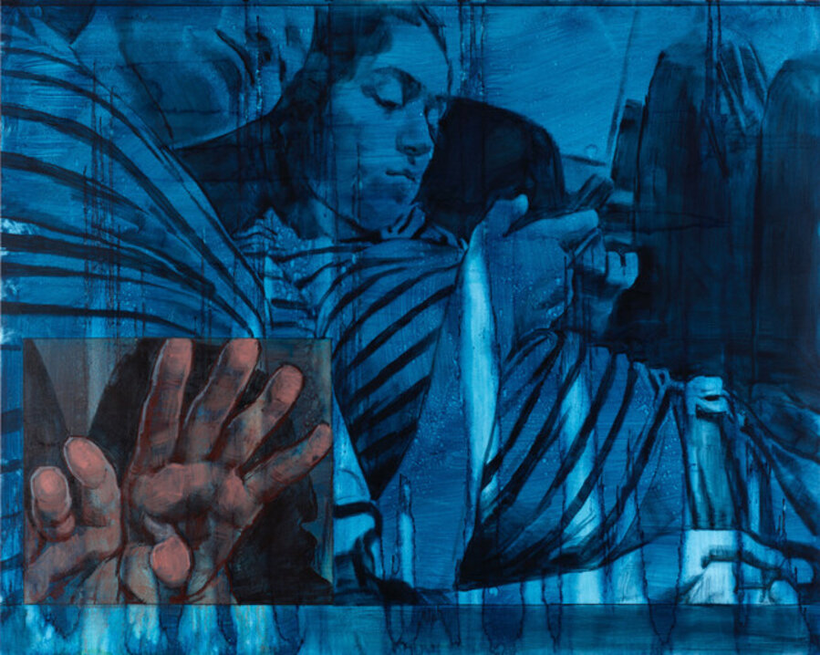 Embedded Blue Mother