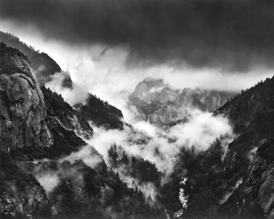 Bridalveil Fall in Storm, Yosemite