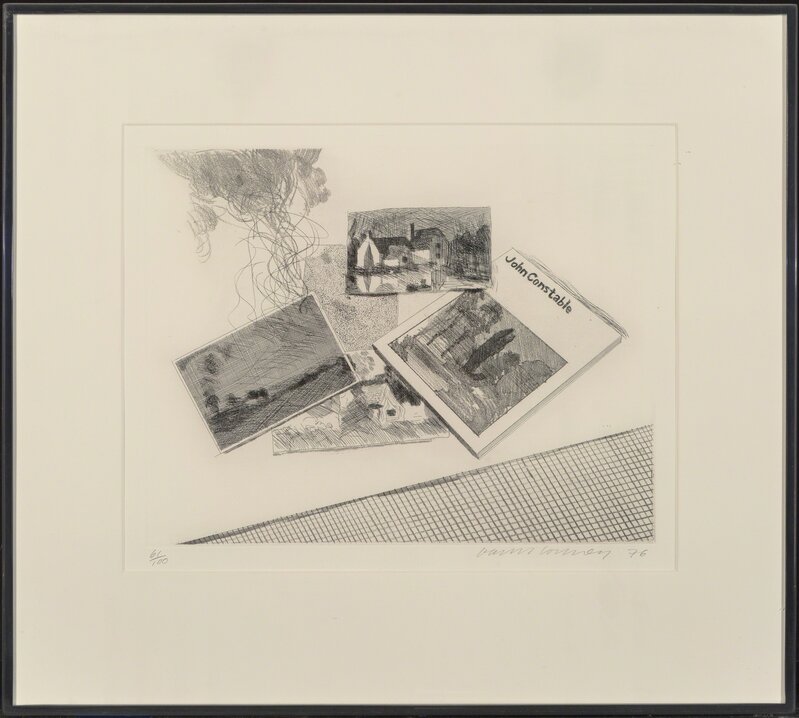 David Hockney, ‘For John Constable’, 1976, Print, Etching on Crisbrook handmade paper, Heritage Auctions