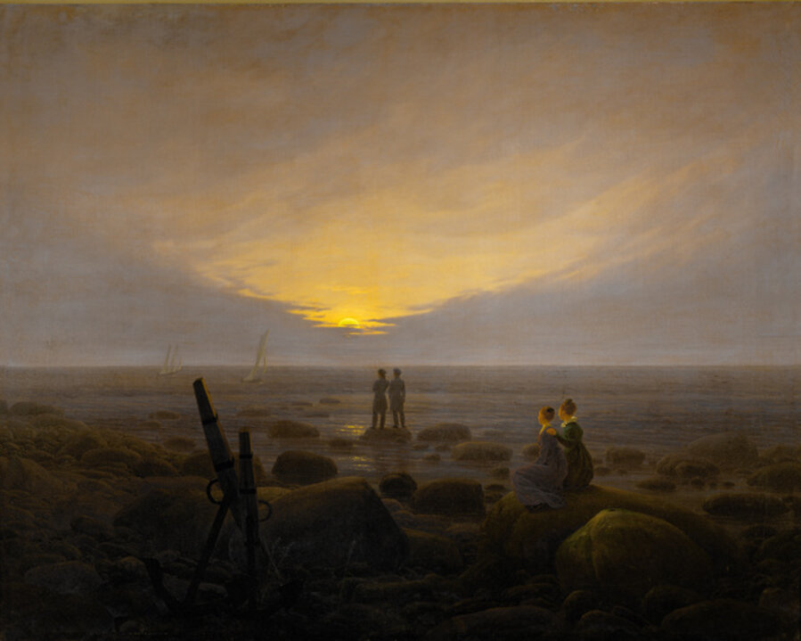Moonrise on the Seashore