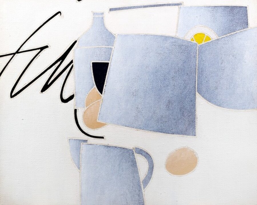 Still life with the word Finish