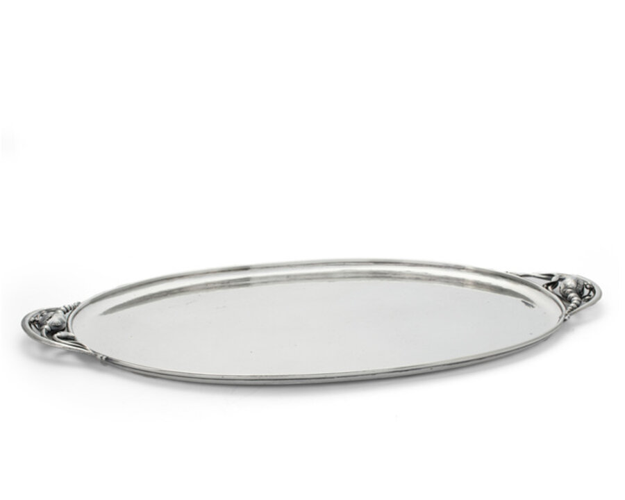 A Georg Jensen "Blossom" tray, No. 2