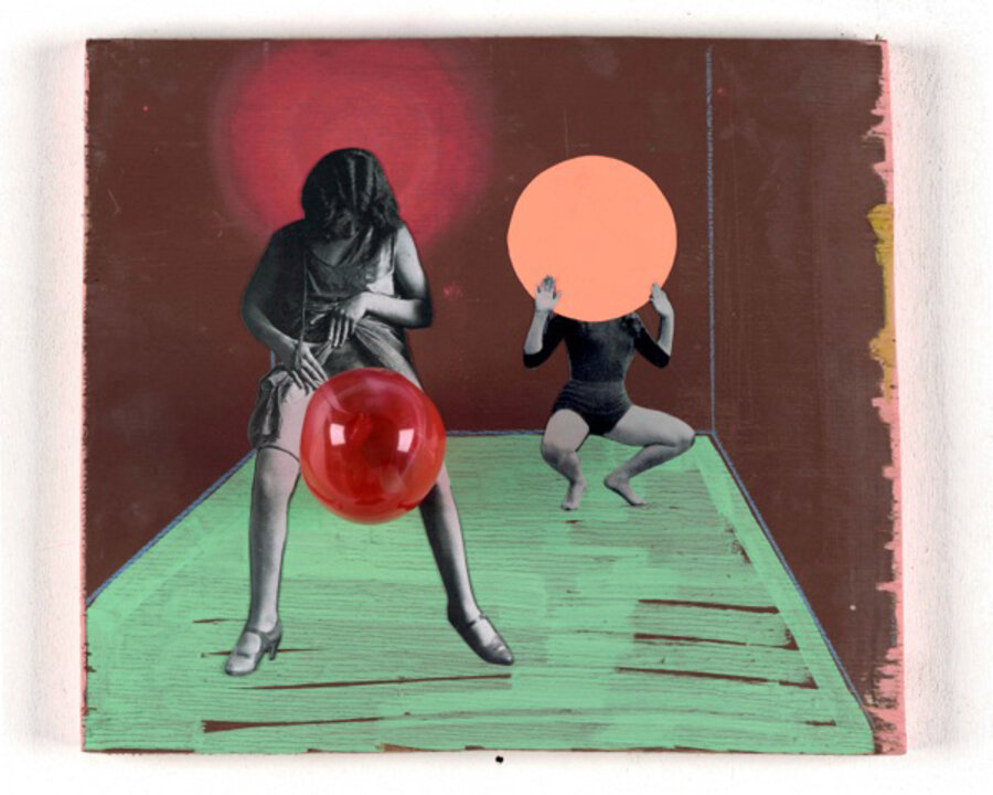 Performance study of the birth of Sculpture (I am under its spell, I am in another room)
