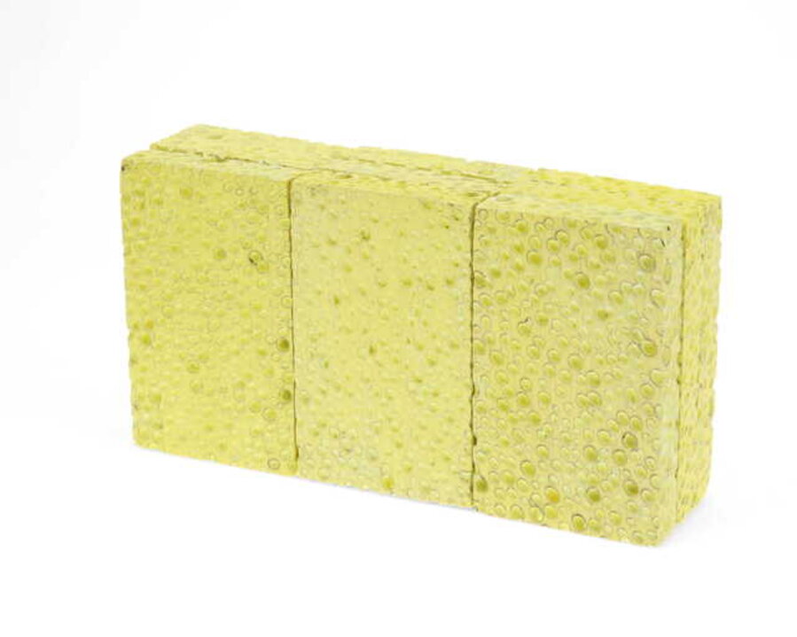 Untitled Sponge Painting (Yellow)