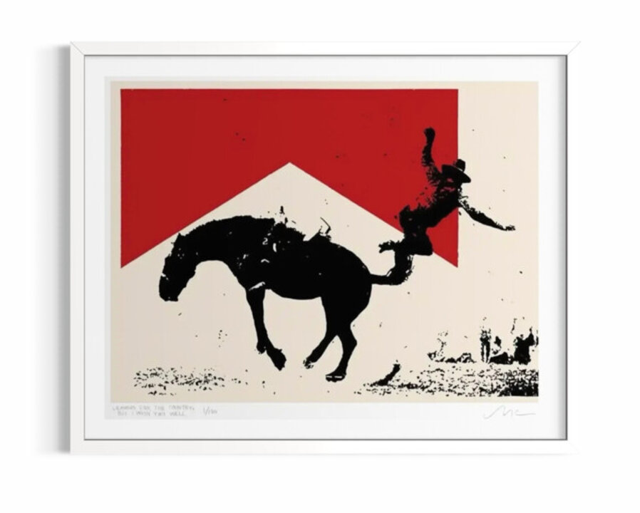 Leaving For The Country, But I Wish You Well (Framed)