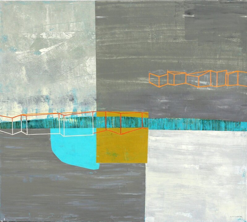 Heny Steinberg, ‘Sunset Cliffs’, 2015, Painting, Mixed Media on Canvas, Artspace Warehouse