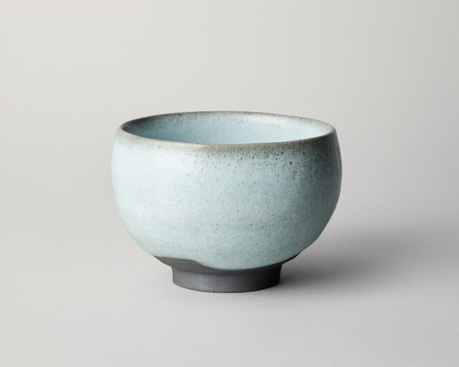 Pale Blue Glazed Tea Bowl