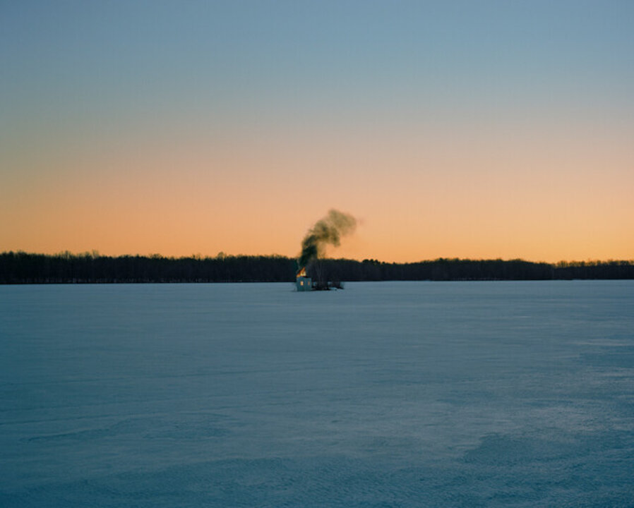 Burning House (February, sunrise)