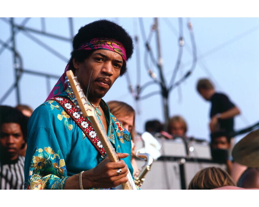 Jimi Hendrix at Newport Pop Festival