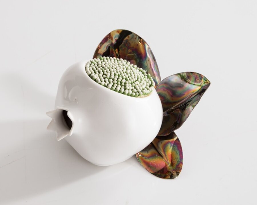 Pomegranate Matchstick Holder