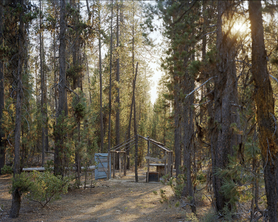 Abandoned shack A, Crescent Lake mushroom camp, Oregon