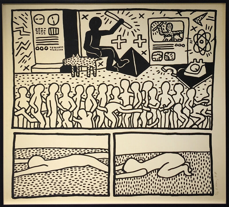 Keith Haring, ‘The Blueprint Drawings 15’, 1990, Print, Screenprint, Rago/Wright/LAMA