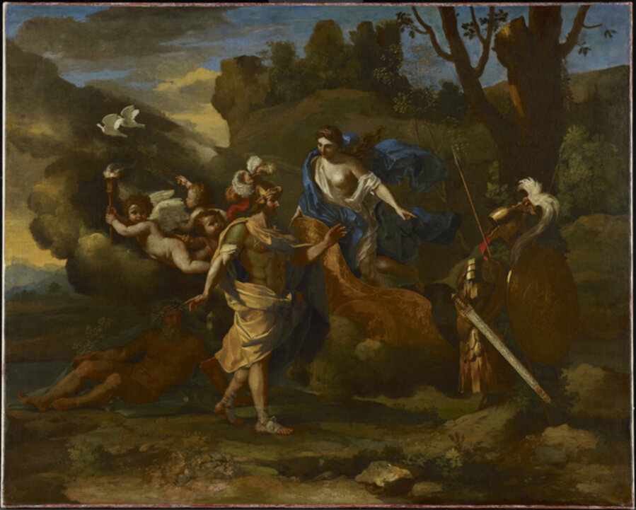 Venus, Mother of Aeneas, Presenting Him with Arms Forged by Vulcan
