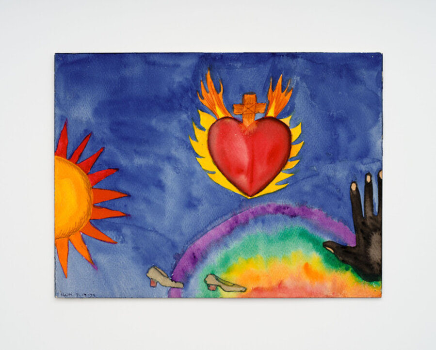 Black Hand w/ Flaming Heart