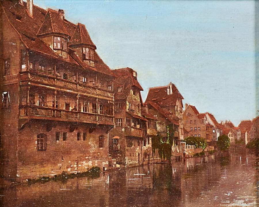 Houses Along the Canal