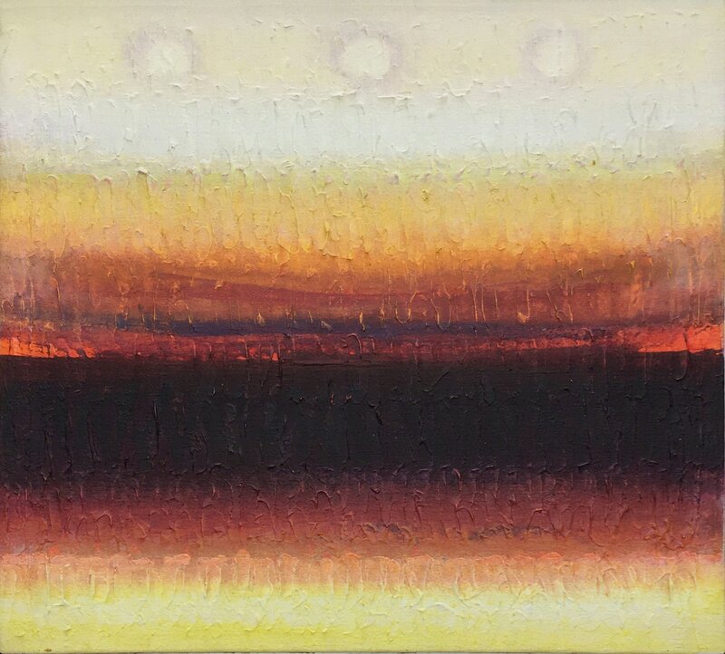 Lawrence Calcagno, ‘Horizon With Red’, 1979, Painting, Acrylic on canvas, 203 Fine Art