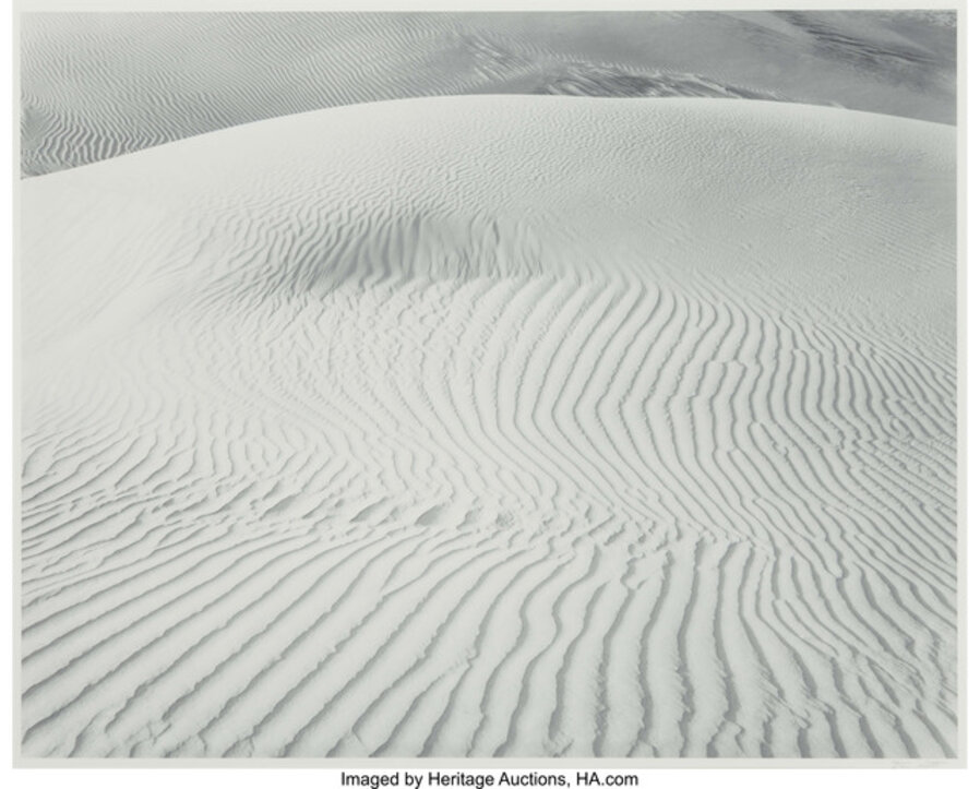 Sand Dunes near Yuma, Arizona and Weeds and Snow, Yosemite