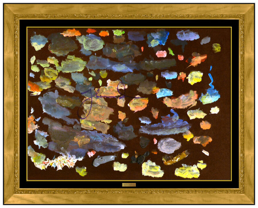 Hand Painted Artist Palette