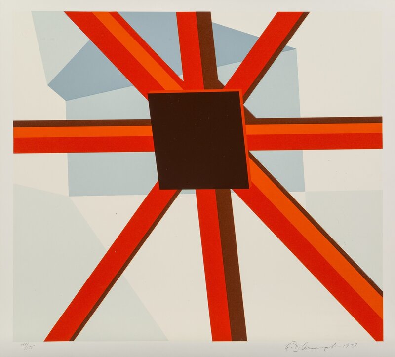 Allan D'Arcangelo, ‘Squared Star’, 1979, Print, Silkscreen in colors on wove paper, Heritage Auctions
