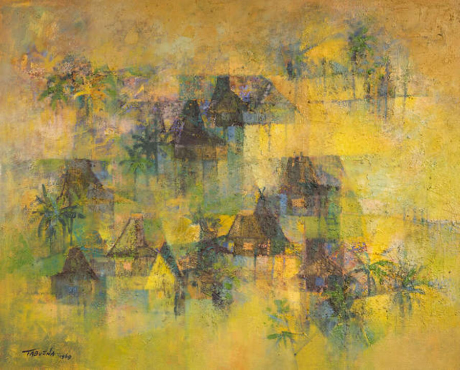 Untitled (tropical village)