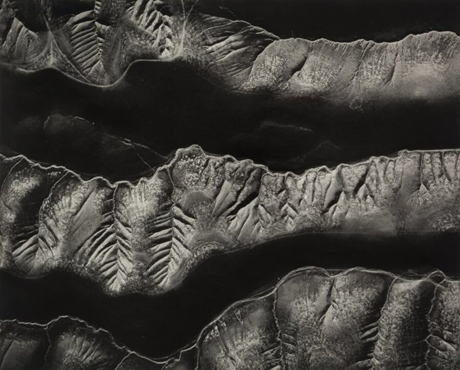 Tehachapi Mountains, (West Slope Erosion), Aerial Photograph