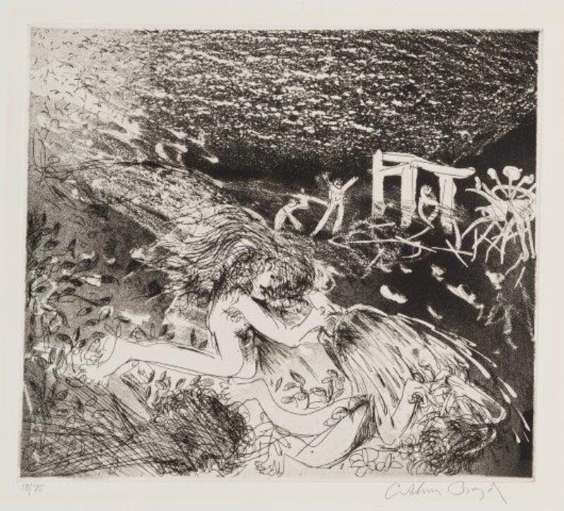 Arthur Boyd, ‘Fire and Water’, Print, Etching and aquatint on wove, Roseberys