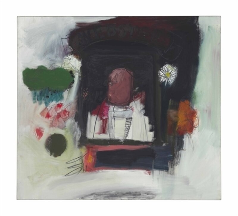 Larry Rivers, ‘Webster Flowers’, Oil and charcoal on canvas, Christie's