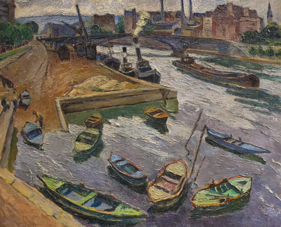 Péniches sur la Seine