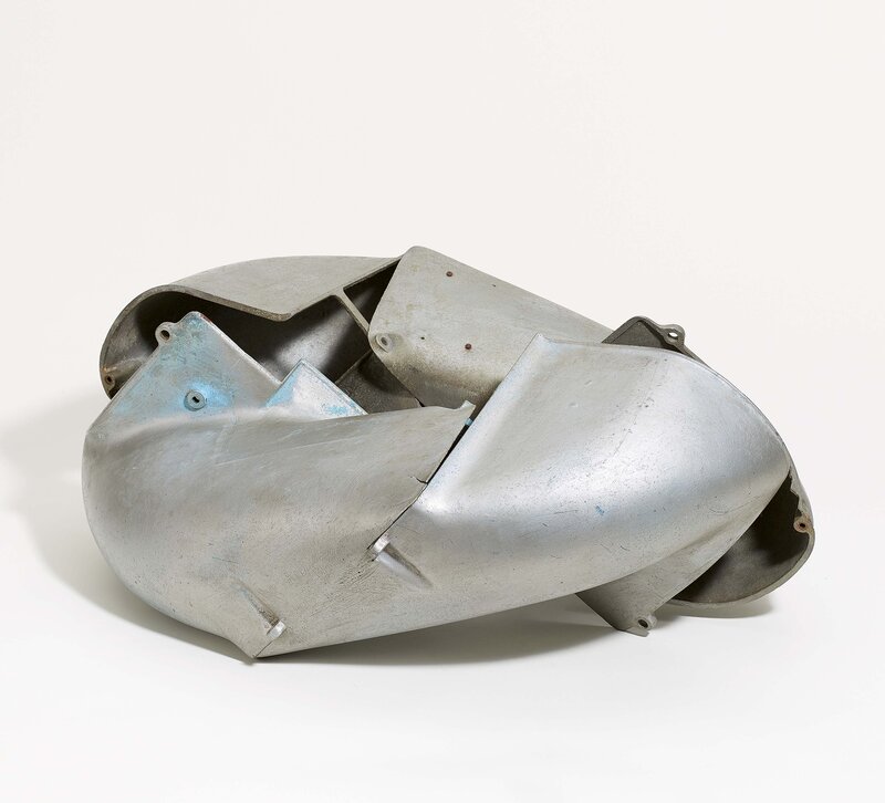 Hans Salentin, ‘Schlauchboot’, Sculpture, Aluminium castings, screwed and welded as well as fig silver, sprayed, Van Ham