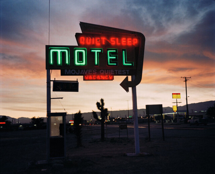Quiet Sleep, Mojave, California, from the series, “Written in the West”