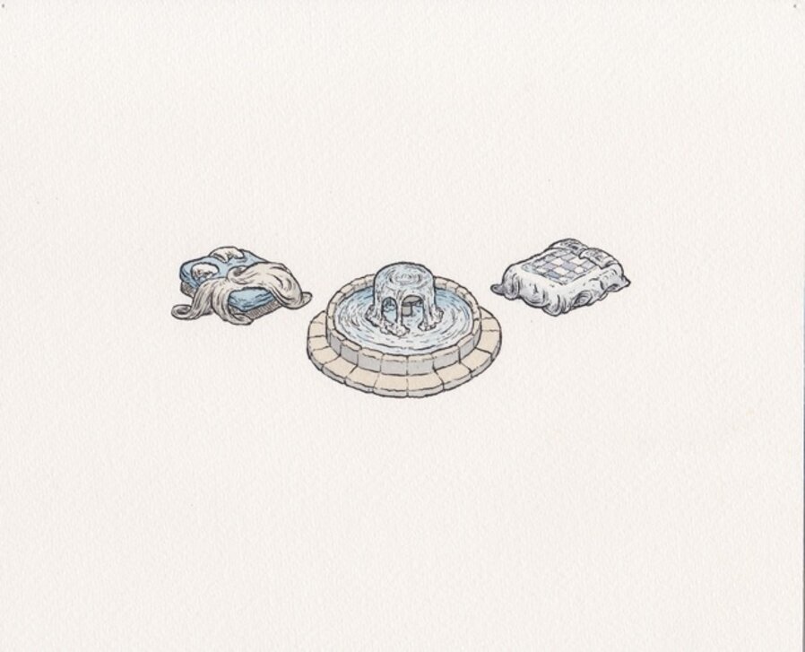 Untitled Fountain Mattress