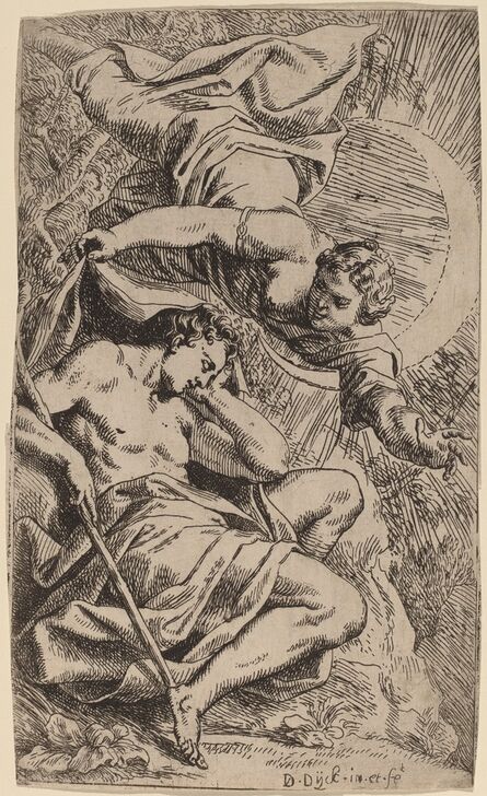 Daniel van den Dyck, ‘Diana and Endymion’, ca. 1650