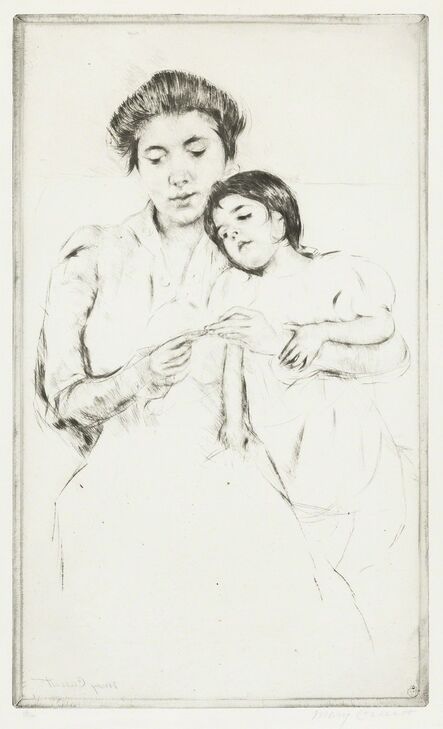 Mary Cassatt, ‘The Crocheting Lesson’, 1902